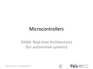 Microcontrollers