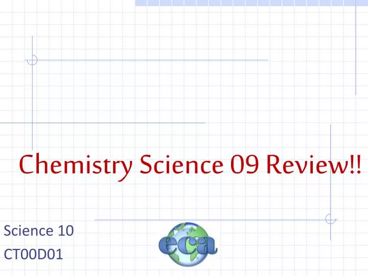 chemistry science 09 review