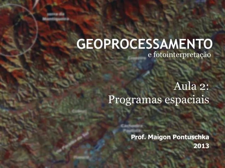 geoprocessamento