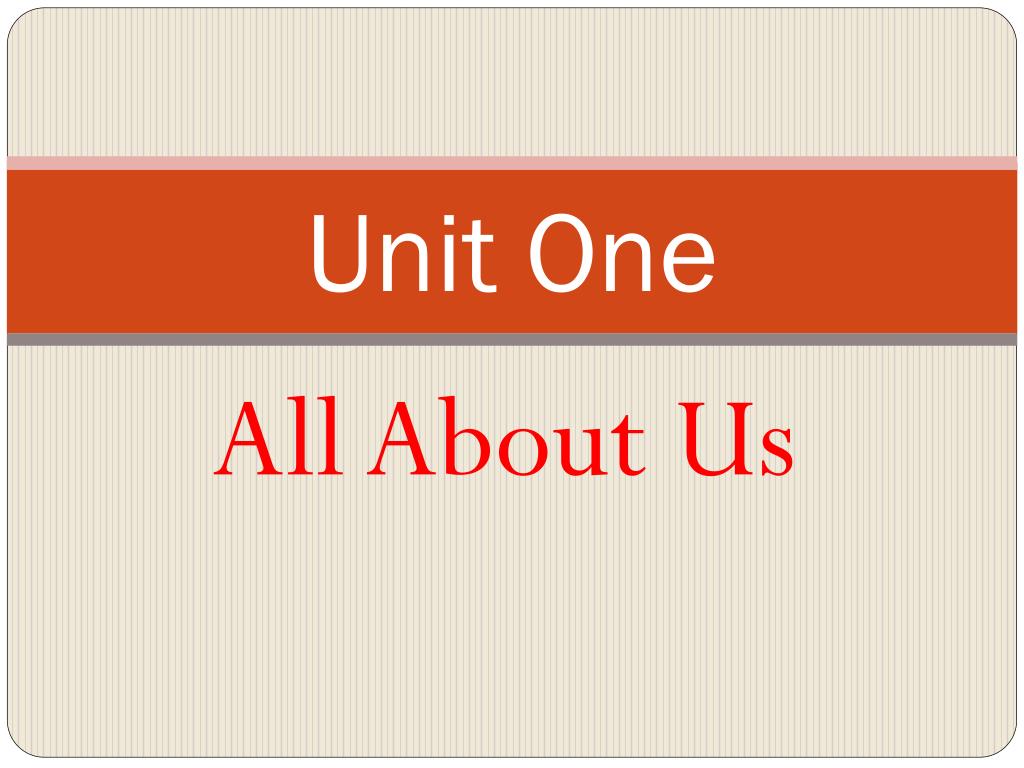 PPT - Unit One PowerPoint Presentation, free download - ID:2050410