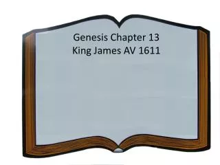 Genesis Chapter 13 King James AV 1611