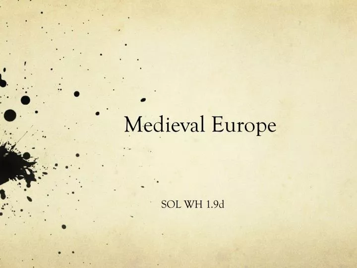 medieval europe