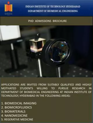 PHD ADMISSIONS BROCHURE