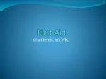 First Aid - slide 1