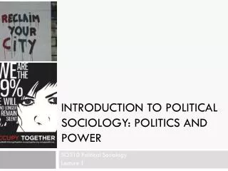 Introduction to Political Sociology: Politics and Power