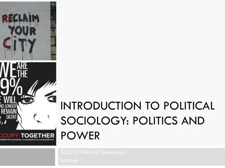 introduction to political sociology politics and power