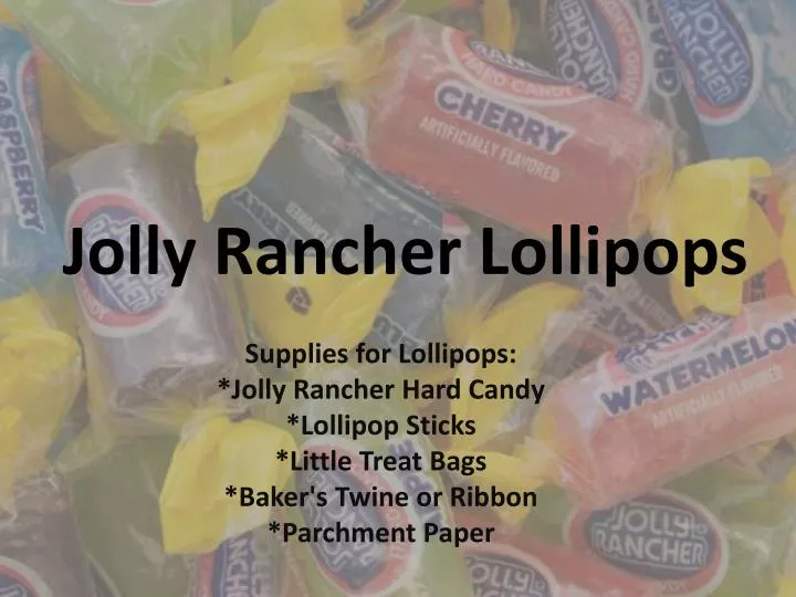 jolly rancher lollipops
