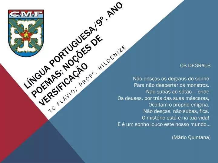 l ngua portuguesa 9 ano poemas no es de versifica o