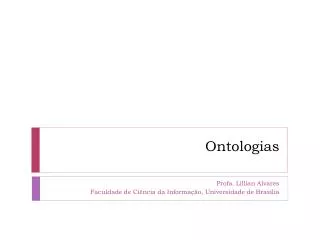 ontologias