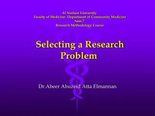 Dr.Abeer Abuzeid Atta Elmannan