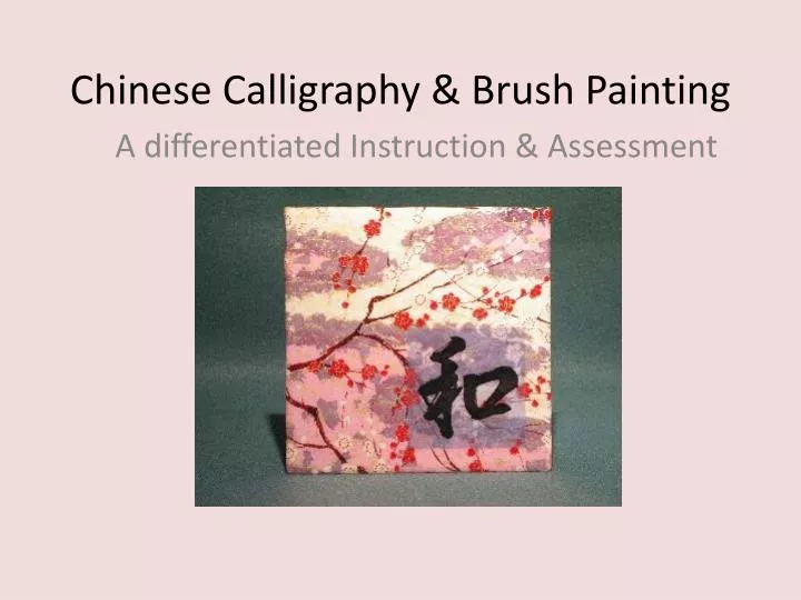 chinese calligraphy brush painting