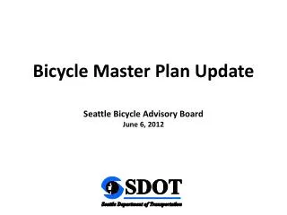 Bicycle Master Plan Update