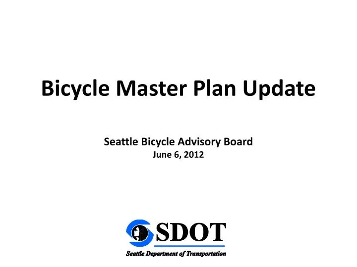bicycle master plan update