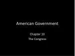 Understanding the Structure and Functions of the U.S. Congress - slide 1