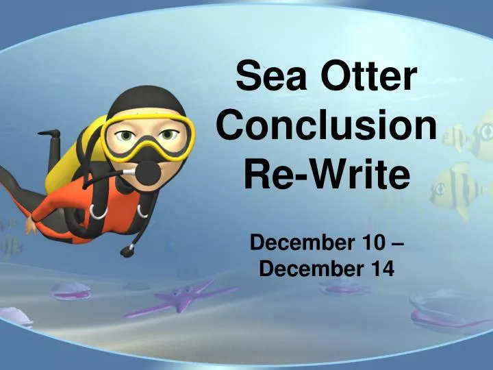 sea otter conclusion re write