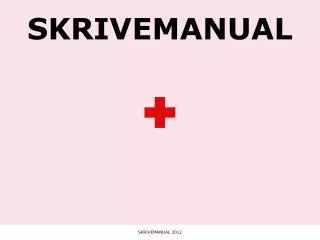 skrivemanual