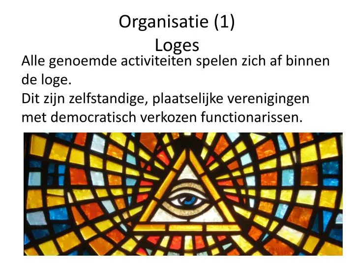 organisatie 1 loges