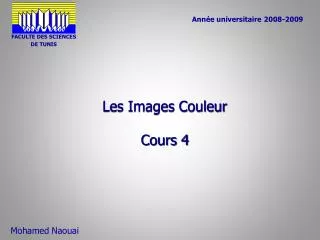 les images couleur cours 4