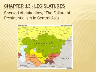 Chapter 13 - Legislatures