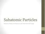 Subatomic Particles