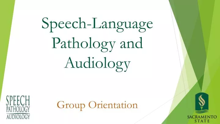 speech language pathology and audiology