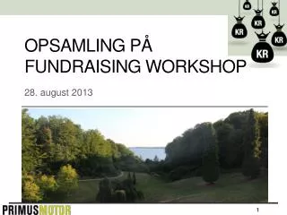Opsamling på fundraising workshop