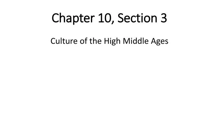 chapter 10 section 3