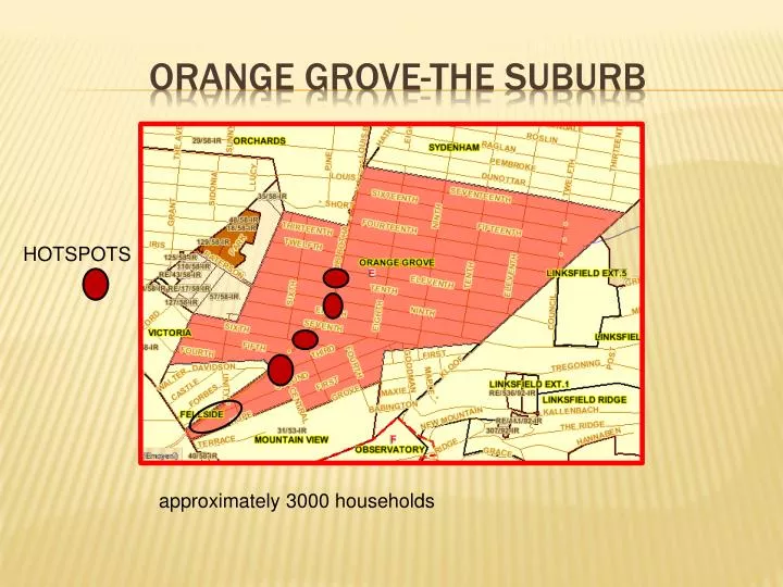 orange grove the suburb