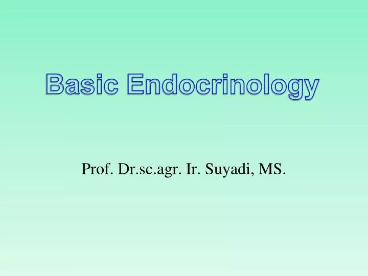 basic endocrin ology