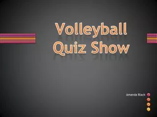 Volleyball Quiz Show