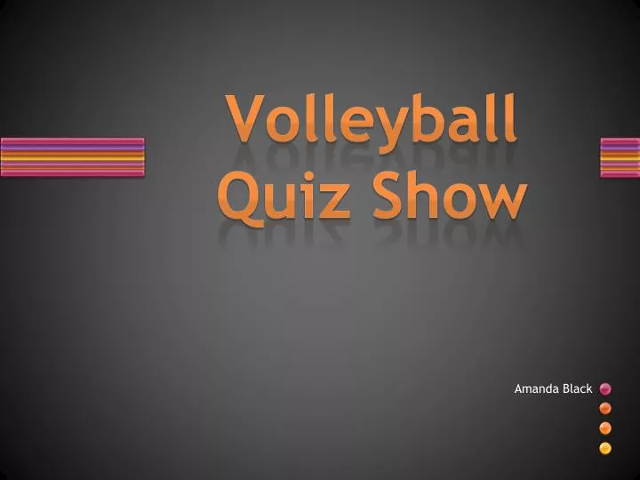 volleyball quiz show