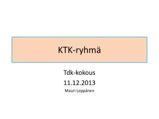 KTK-ryhmä