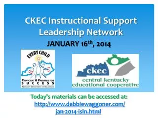 CKEC Instructional Support Leadership Network