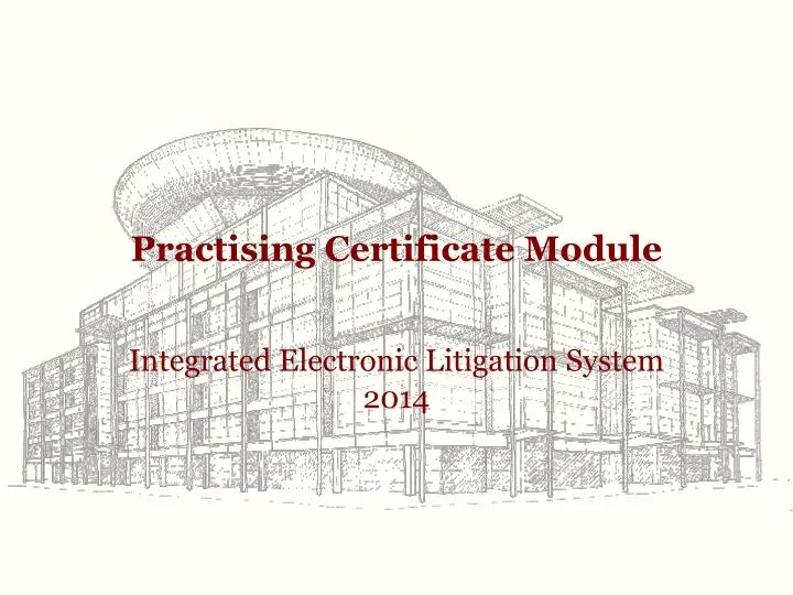 practising certificate module