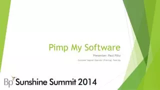 Pimp My Software