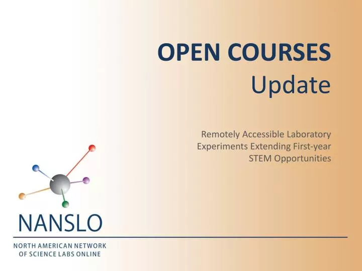 open courses update