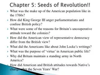 Chapter 5: Seeds of Revolution !!