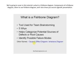 So first, what is a fishbone diagram?
