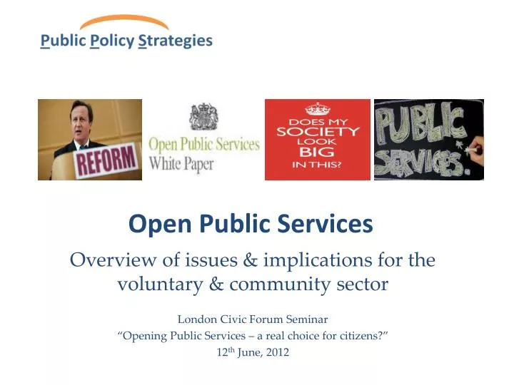 open public services
