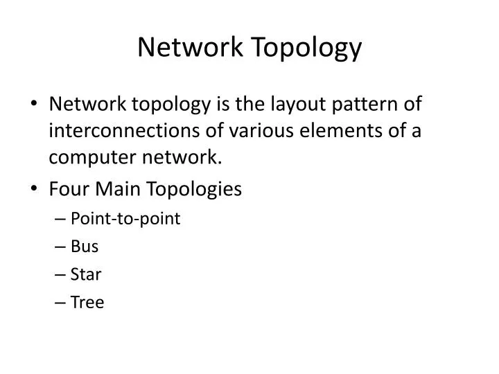 PPT - Network Topology PowerPoint Presentation, free download - ID:2051688