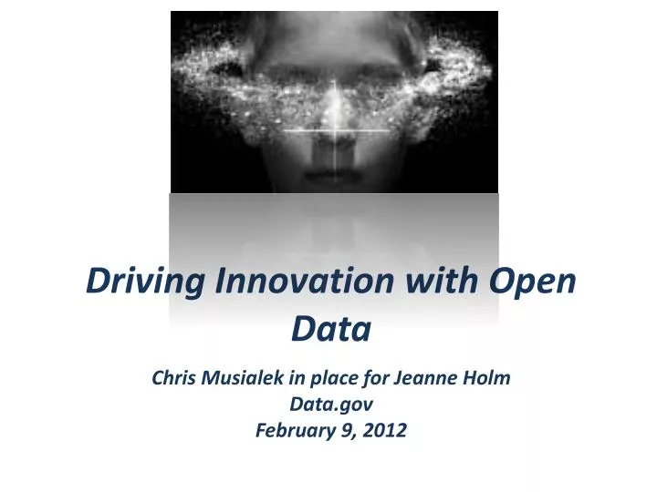 driving innovation with open data