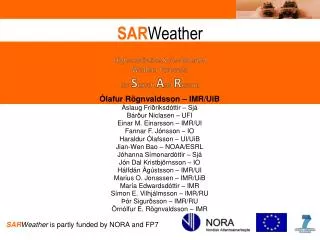 SAR Weather