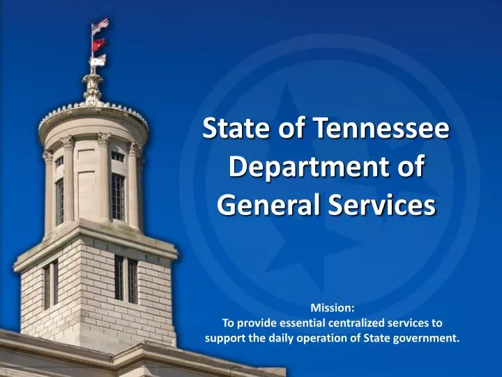 state of tennessee department of general services