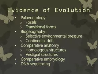 Evidence of Evolution