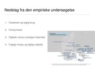 nedslag fra den empiriske unders gelse