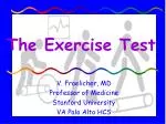 The Exercise Test - slide 1