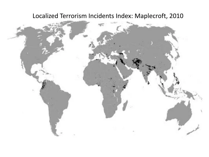 localized terrorism incidents index maplecroft 2010