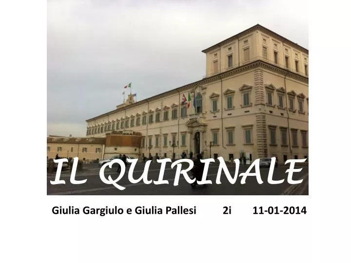 il quirinale