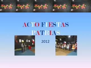 a c t o f i e s t a s p a t r i a s