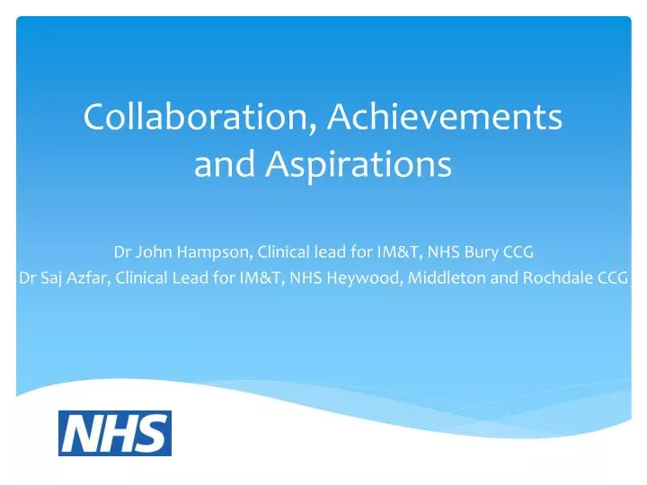 collaboration achievements and aspirations
